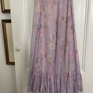 LoveShackFancy Silk Floral Skirt Size 00